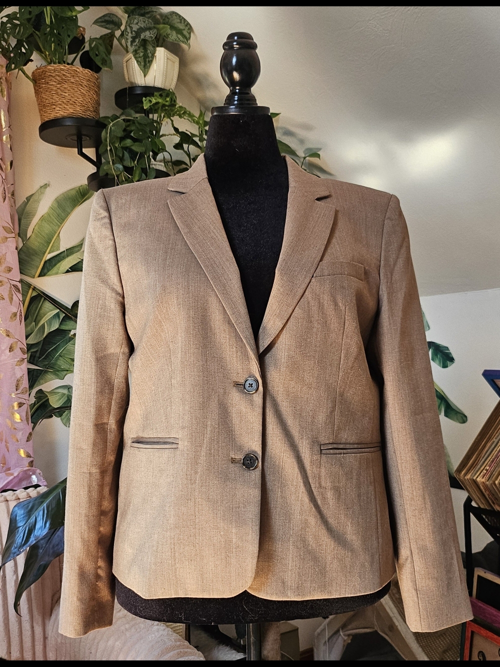 NWOT J.Crew Eacute Cole Blazer Italian Srudio Wool Sz14